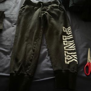 Love pink sweat pants